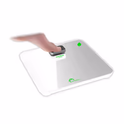 Little Balance Kinetic Premium Carré Blanc Pèse-personne électronique