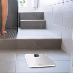 Little Balance Kinetic Premium Carré Blanc Pèse-personne électronique
