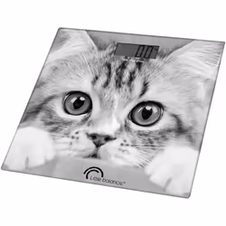 Little Balance The Cat, Pèse-personne électronique, 180 kg, 100 g, Gris, kg, Carré