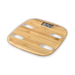 Little Balance Fitdays Connect Bambou Carré Bois Pèse-personne électronique