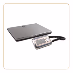 Codamex PESE COLIS ELECTRONIQUE 200KG/50G LBO 8371, Aluminium, Métallique, 388 mm, 308 mm, 40 mm, 308 g, 486 mm