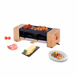 Little Balance 8387 raclette 2 personne(s) 350 W Noir, Bois