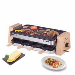 Little Balance 8388 raclette 8 personne(s) 1500 W Noir, Bois