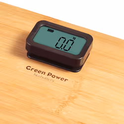 Little Balance Kinetic Premium blanche Carré Bois Pèse-personne électronique