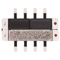 Little Balance 8502 barbecue et grill Ensemble de cuisson Electrique Noir, Blanc 1200 W