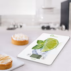 Little Balance 8544 escabeaux de cuisine Vert, Blanc Comptoir Rectangle Balance de ménage électronique