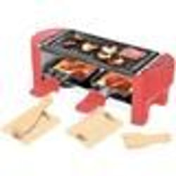 Raclette 2 personnes - LITTLE BALANCE - Meuuuh...! - Rouge Brique - 350W