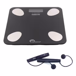 Little Balance 8685, Pèse-personne électronique, 180 kg, 100 g, Noir, Carré, Verre trempé