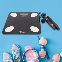 Little Balance 8685 balance Carré Noir Pèse-personne électronique
