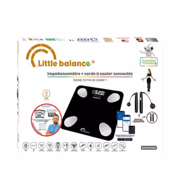 Little Balance 8685 balance Carré Noir Pèse-personne électronique - Vue supplémentaire 7