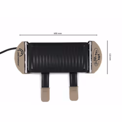 Little Balance 8693 raclette 2 personne(s) 320 W Noir, Marron - Vue supplémentaire 5