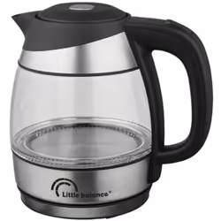 Bouilloire 1.2 L - Little Verre - Préparez facilement et rapidement des tisanes, thés, soupes instantanées et plus encore grâ ...