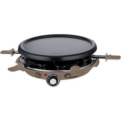 Raclette Grill Crêpière - LITTLE BALANCE - 8951 - 1200 W - 6 personnes - Anti-adhésif