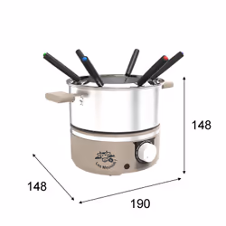 Service À Fondue 6 Personnes Muscade - Little Balance - 8964 - Vue supplémentaire 2