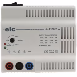 Tension de sortie = +/-10 V, +/-12 V, +/-15 V, 12V, 24V Type d'alimentation de table = Alimentation réglable Nombre de sortie ...