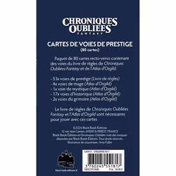 Novalis COF 2 - Cartes de voies de prestige Chroniques Oubliées Fantasy Jeu de société Jeu de rôles