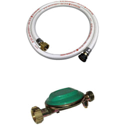 Alice's Garden - Kit Tuyau flexible de gaz 1.5 m à embouts mécaniques 25mm + Détendeur Butane 28mbar 1.3kg/h – Normes nf