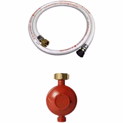 Ce kit complet de connexion de gaz comprend un flexible souple de 1m50 et un détendeur Propane 37mbar. Le flexible, tuyau à e ...