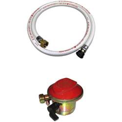 Alice's Garden - Kit Tuyau flexible de gaz 1.5 m à embouts mécaniques + Détendeur Quick-on Ø20mm Propane 37mbar 1.5kg/h. raccord rapide – Normes nf