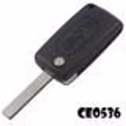 Cle plip pour peugeot 107 207 208 307 308 sw 407 modèle ce0536 lame avec rainure coque telecommande pro-plip