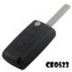 Cle plip pour peugeot 3 boutons coffre 807 partner expert ce0523 lame sans rainure coque telecommande @pro-plip