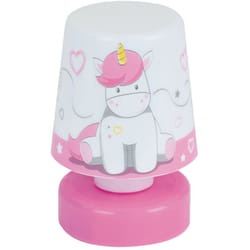 Cijep - Veilleuse poussoir multicolore Licorne - 11.5 cm