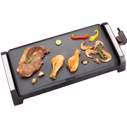 SENYA Plancha électrique XXL - 8 personnes - 2200 W - Plancha Time