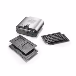 Gaufrier, appareil à croques 2 en 1 duo waffles