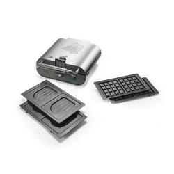 Gaufrier, appareil à croques 2 en 1 duo waffles