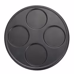 Plaque en fonte daluminium SENYA pour 4 mini-crêpes Ø11cm - Crêpière électrique Crepe Time