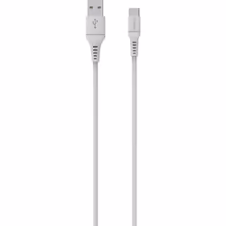 GREEN_E Cable type C avec attache - 12m - Blanc