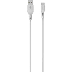 GREEN_E Cable type C avec attache - 12m - Blanc