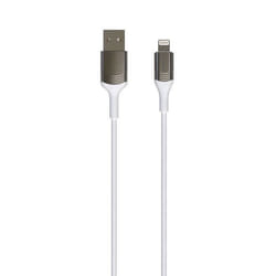 GREEN_E Cable tresse MFI 1.2m + Cable tresse MFI 2.5m blanc