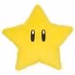 Peluche - Nintendo - Super Mario - Étoile - 18 cm - Douce et colorée