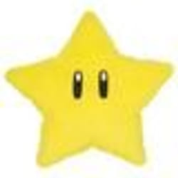 Peluche - Nintendo - Super Mario - Étoile - 18 cm - Douce et colorée
