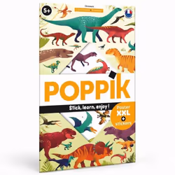 Poppik Sticker Lernposter Dinosaurier, 1 pièce(s), Animal, Rectangulaire, Garçon/Fille, 5 an(s), 12 an(s)