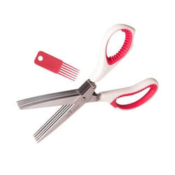 Véritable NBBX33XXXXVB ciseau de cuisine 201 mm Rose, Acier inoxydable, Blanc Herbe