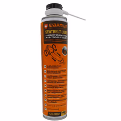 Le lubrifiant pour ceinture de sécurité Warm Up permet de faciliter les performances d'enroulement de votre ceinture de prote ...