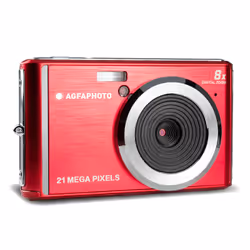 AgfaPhoto Realishot DC5200, 21 MP, 5616 x 3744 pixels, CMOS, HD, 89 g, Rouge