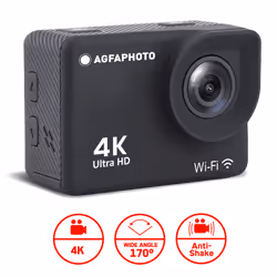 AgfaPhoto AC9000 caméra pour sports d'action 12 MP 4K Ultra HD Wifi 49 g - Vue supplémentaire 7