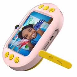 AgfaPhoto ARKCWPK appareil photo numérique 1" Appareil-photo compact 16 MP CMOS Rose, Jaune - Vue supplémentaire 5