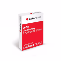 AGFA PHOTO - Batterie Li-on  BL-5B compatible appareil compact Agfa DC8200