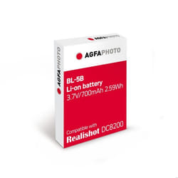 AGFA PHOTO - Batterie Li-on  BL-5B compatible appareil compact Agfa DC8200