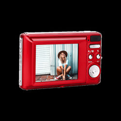 AgfaPhoto DC5500 Appareil Photo Numérique 24 MP Flash Rouge - Appareil photo compact avec écran LCD et zoom numérique
