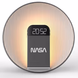 Réveil - NASA - SPC600 - Charge Sans Fil 15W - Double Alarme - Haut-Parleur Bluetooth 5.0