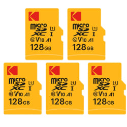 Pack de 5 KODAK Micro SDXC - 32 Go