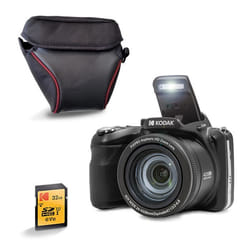 KODAK Pixpro AZ425 Appareil Photo Bridge 20MP Zoom Optique 42x + Etui + Carte SD 32Go – Vidéo Full HD Grand Angle 24 mm – Noir
