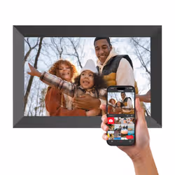AgfaPhoto APF1000 cadre photos numériques Noir 25,4 cm (10") Wifi - Vue supplémentaire 5