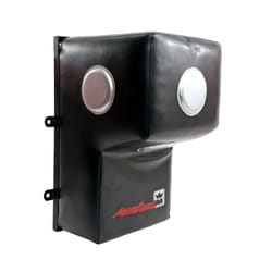 Base uppercuts Montana wall target