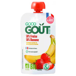 Good Goût Fraise Banane dès 4 Mois Bio 120 g